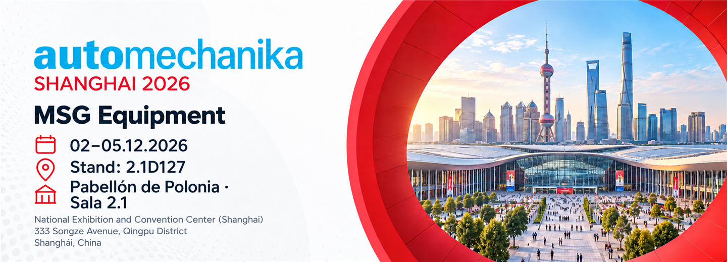 MSG Equipment en Automechanika Shanghai 2026