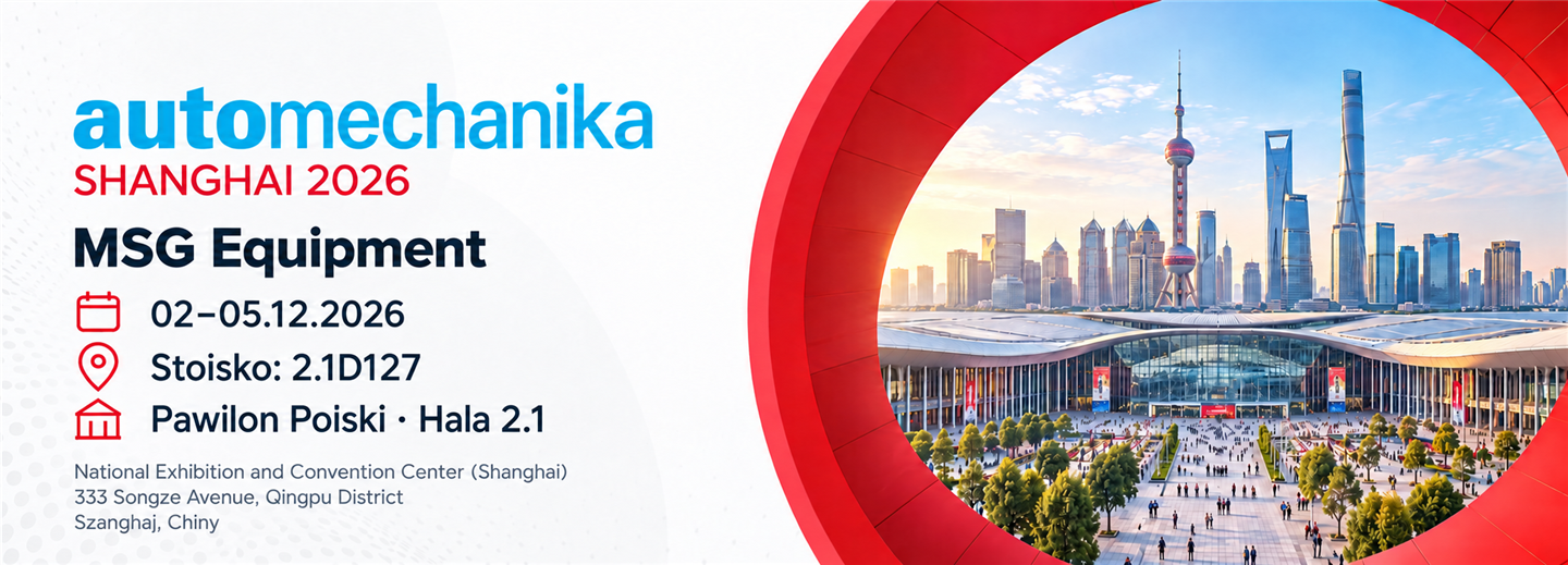 MSG Equipment na Automechanika Shanghai 2026