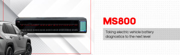 MS800: el mejor equipo para el diagnóstico de baterías de vehículos eléctricos