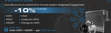 Promotion for equipment for diagnosing car climate systems