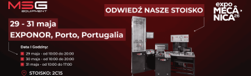 MSG Equipment na Expomecanica 2026
