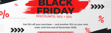 Black Friday 2025 — 10 + 10 Promotion from MSG Equipment