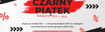 Black Friday 2025 — Promocja 10 + 10 od MSG Equipment