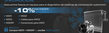 Promoción para equipos de diagnóstico de sistemas de climatización de automóviles